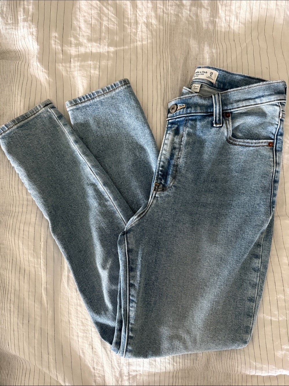 Abercrombie & Fitch Light Blue Skinny Jeans